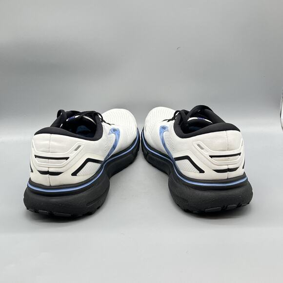 Brooks Shoes Mens 14 White Mesh Ghost 15 Road Running Athletic Sneakers Comfort main image 6